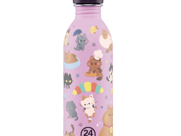 Бутилка за вода - детска 0,5L URBAN BOTTLE Meow Friends
